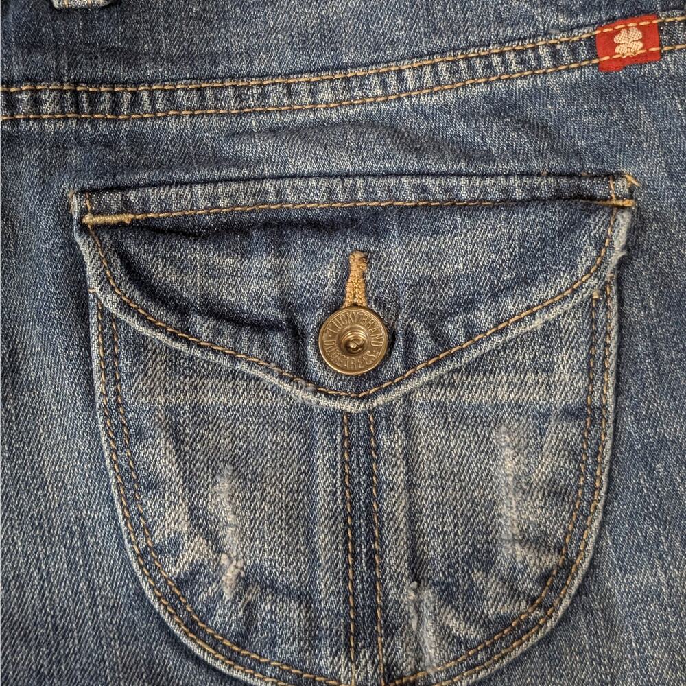 Lucky Brand Jeans Women's Size 4/27 Blue Summer Sweet N Low Crop (0594)